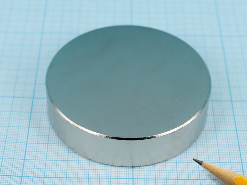 Неодимовый магнит шайба 80х20 мм - N