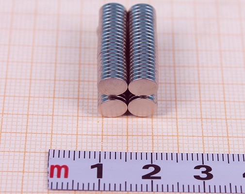 Неодимовый магнит  6х1 мм - N